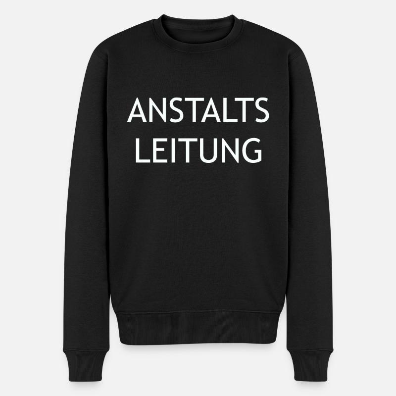 Anstaltsleitung - Männer Premium Bio Pullover - Schwarz