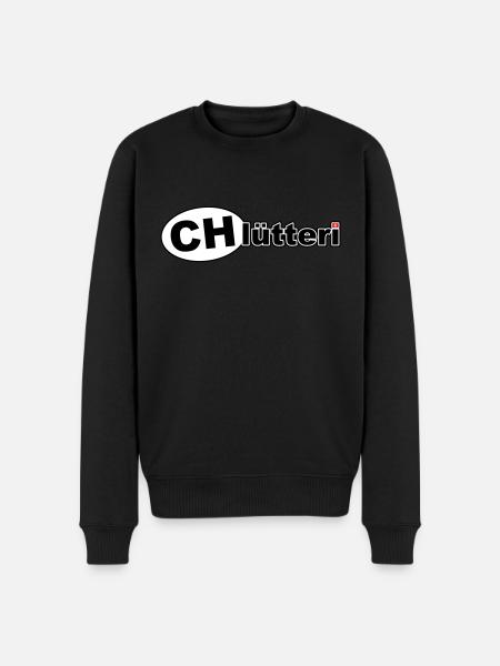 CHlütteri - Men's Premium Organic Jumper - black