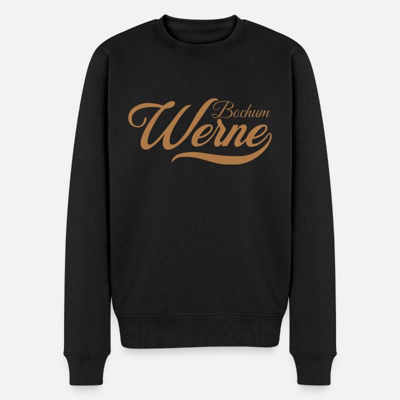 Bochum Werne - Männer Premium Bio Pullover - Schwarz