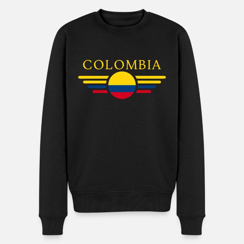 Kolumbia - Männer Premium Bio Pullover - Schwarz