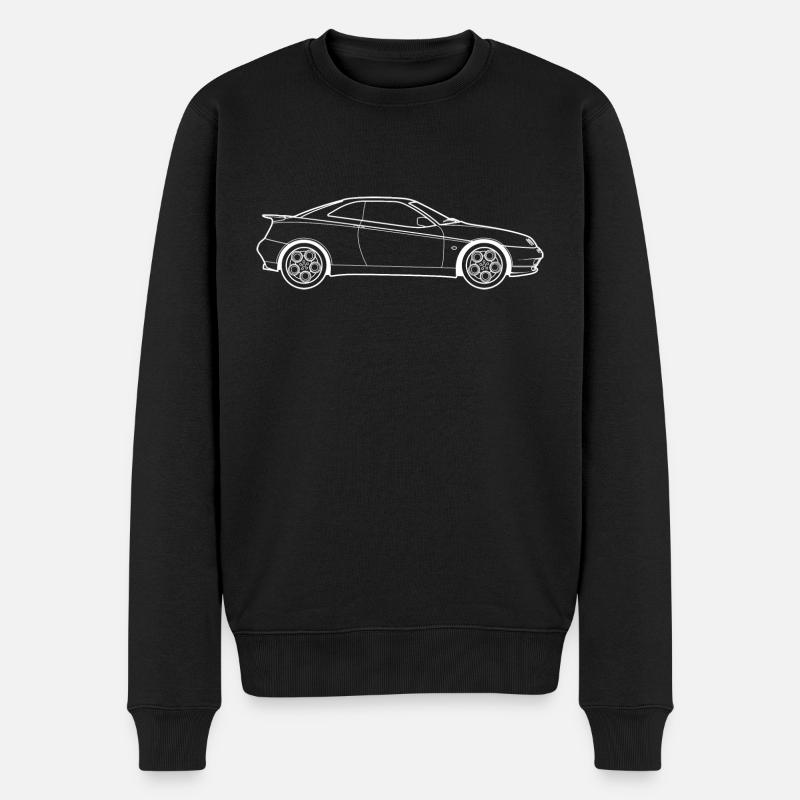 Alfa GTV6 - Männer Premium Bio Pullover - Schwarz