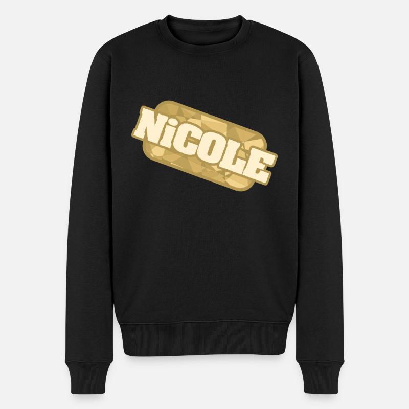 Biographie Nicole - Pull Premium bio Homme - noir