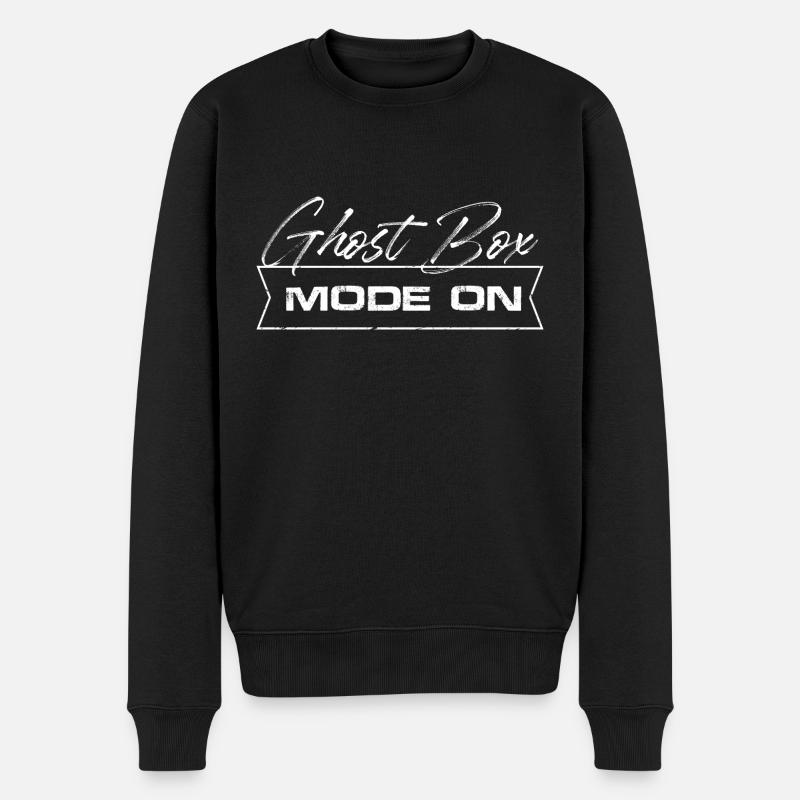 Ghost box Mode on - Men's Premium Organic Jumper - black