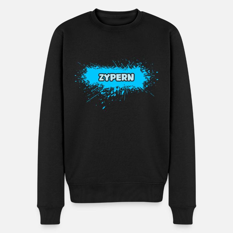 Cadeau pour Chypre - Pull Premium bio Homme - noir