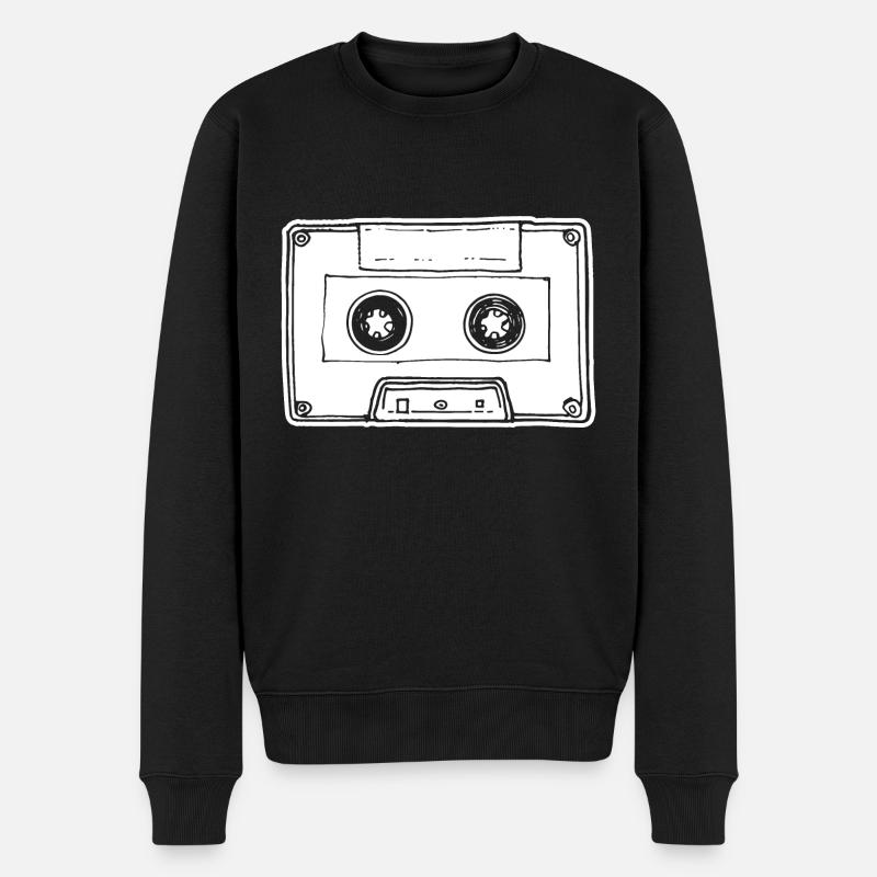 Cassette de musique Cassette audio - Pull Premium bio Homme - noir