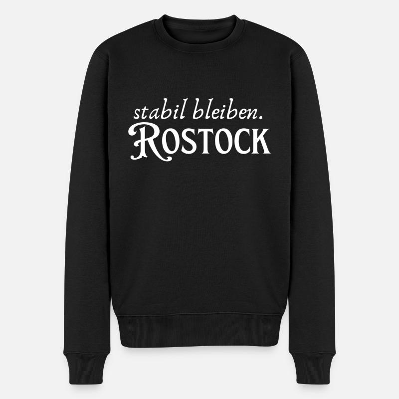 Rester stable Rostock - Pull Premium bio Homme - noir