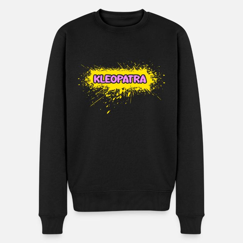Geschenk für Kleopatra - Männer Premium Bio Pullover - Schwarz