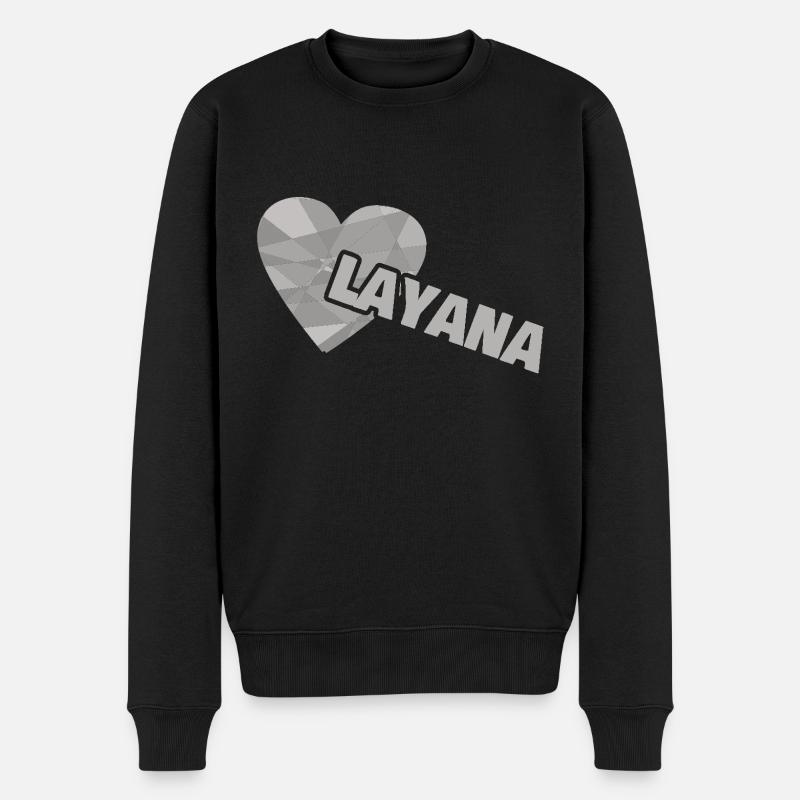 Cadeau pour Layana - Pull Premium bio Homme - noir