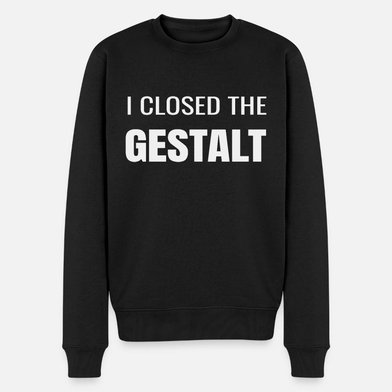 J’AI FERMÉ LA GESTALT - Pull Premium bio Homme - noir