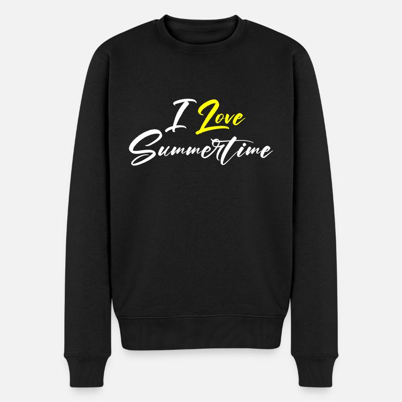 J’adore l’été - Pull Premium bio Homme - noir