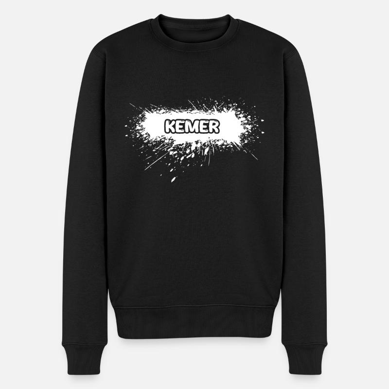 Sonne Kemer - Männer Premium Bio Pullover - Schwarz