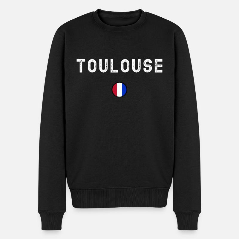 Toulouse - Pull Premium bio Homme - noir