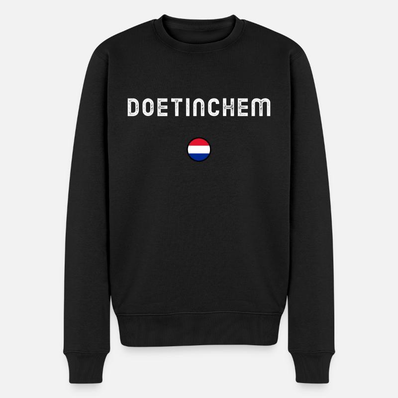 DOETINCHEM - Pull Premium bio Homme - noir