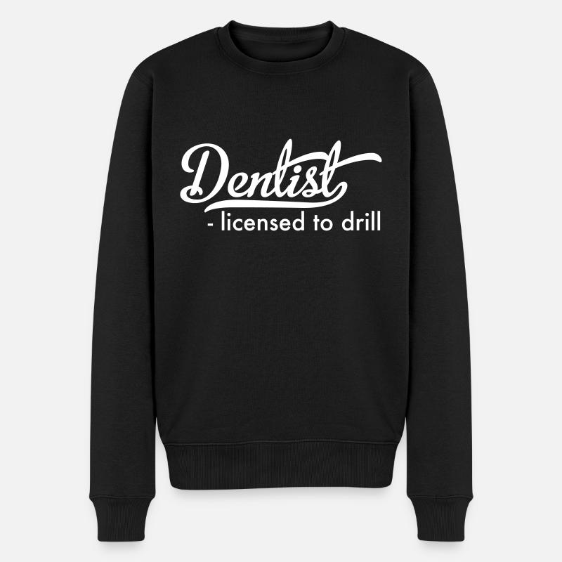 Dentiste - Pull Premium bio Homme - noir