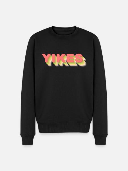 Yikes - Men's Premium Organic Jumper - black
