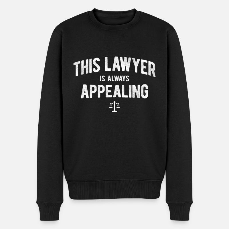 Richter Jurist Anwalt - Männer Premium Bio Pullover - Schwarz