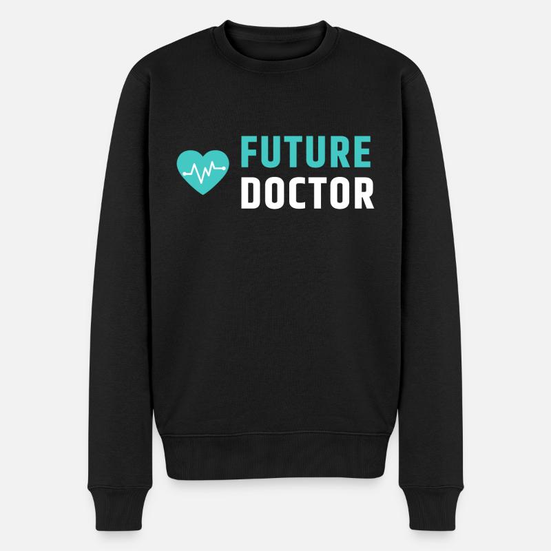 Futur médecin - Pull Premium bio Homme - noir