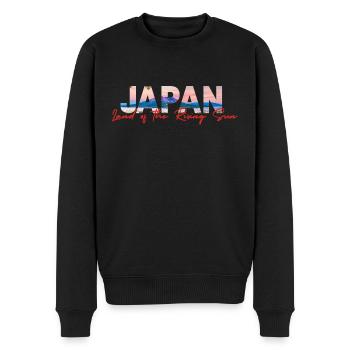 Samurai-Stil - Männer Premium Bio Pullover - Schwarz - Vorne - Nico (187cm)