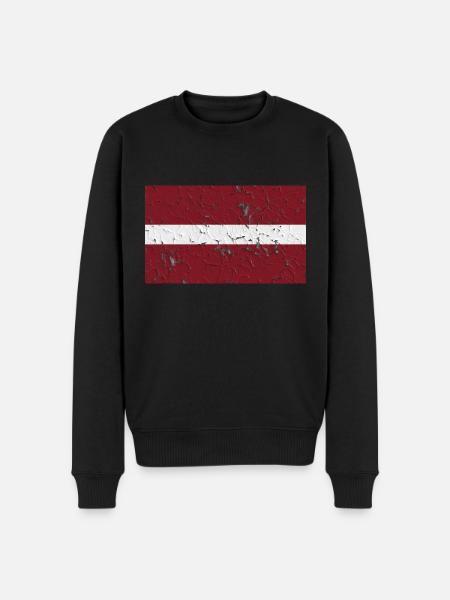 Gift for Latvia - Men's Premium Organic Jumper - black