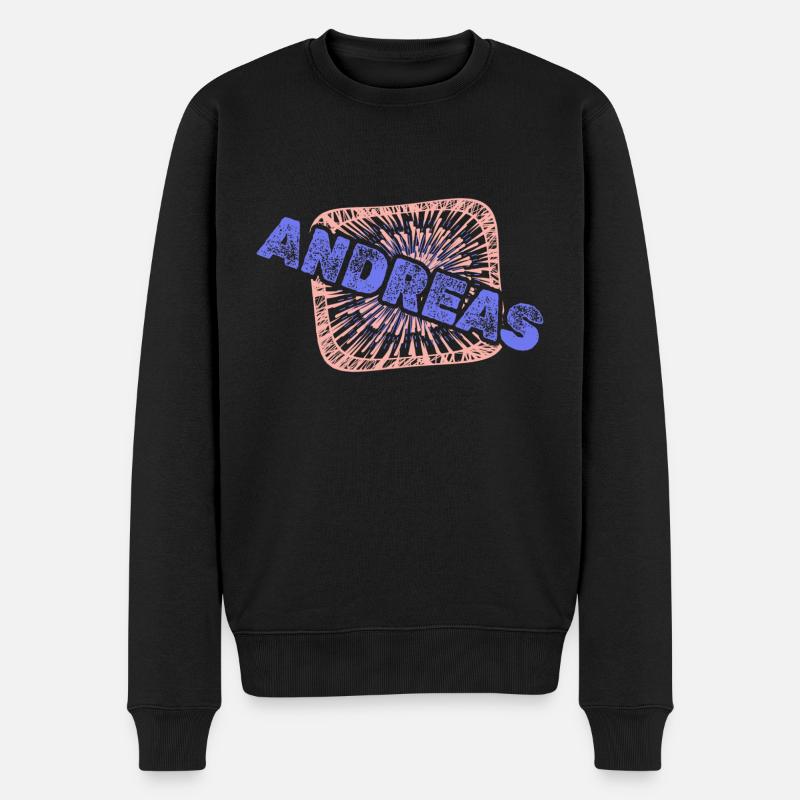 Cadeau pour Andreas - Pull Premium bio Homme - noir