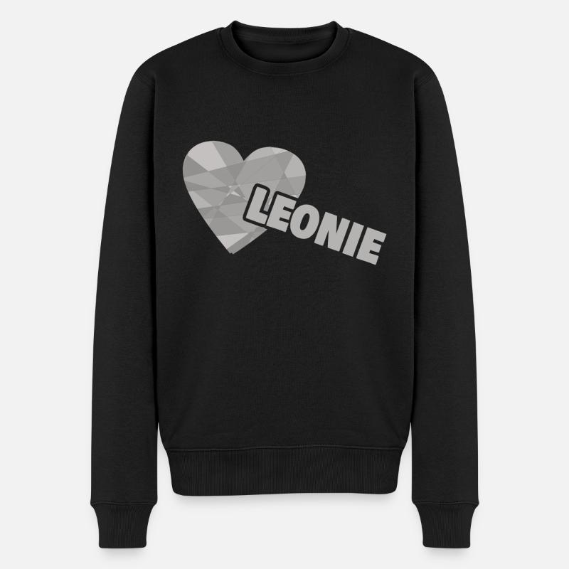 Léonie - Pull Premium bio Homme - noir