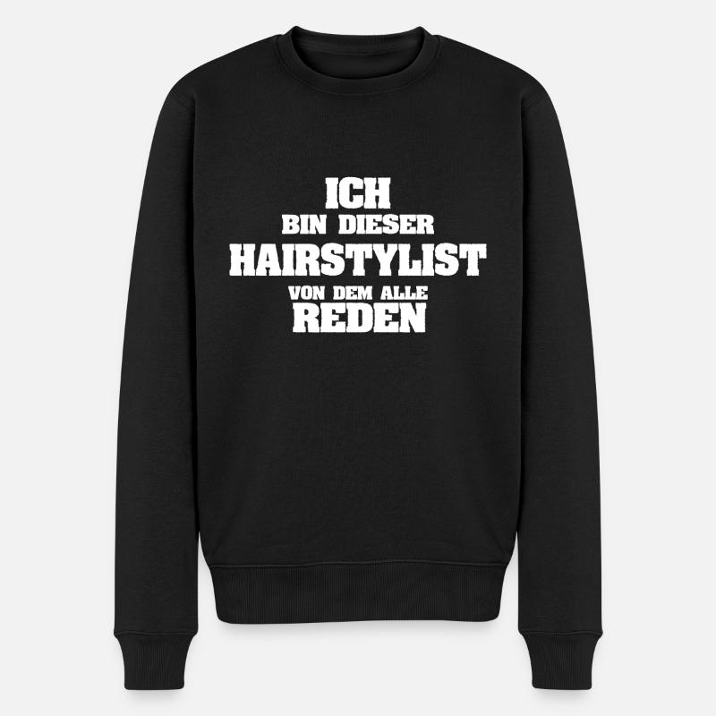 Coiffeur - Pull Premium bio Homme - noir