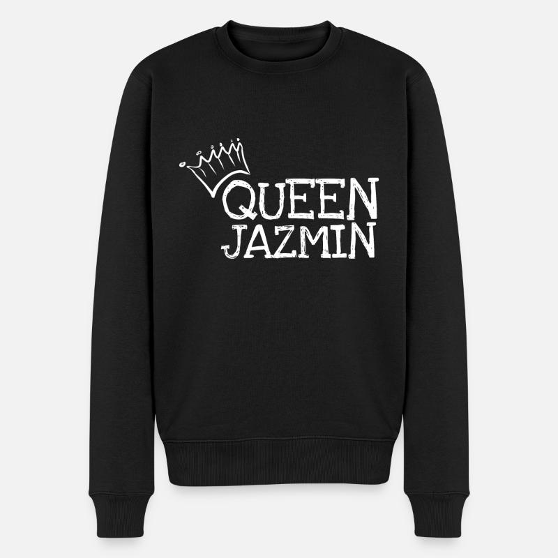 Jazmin - Männer Premium Bio Pullover - Schwarz