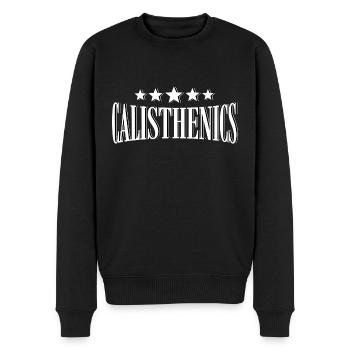 Callisthénie - Pull Premium bio Homme - noir - Devant - Nico (187cm)