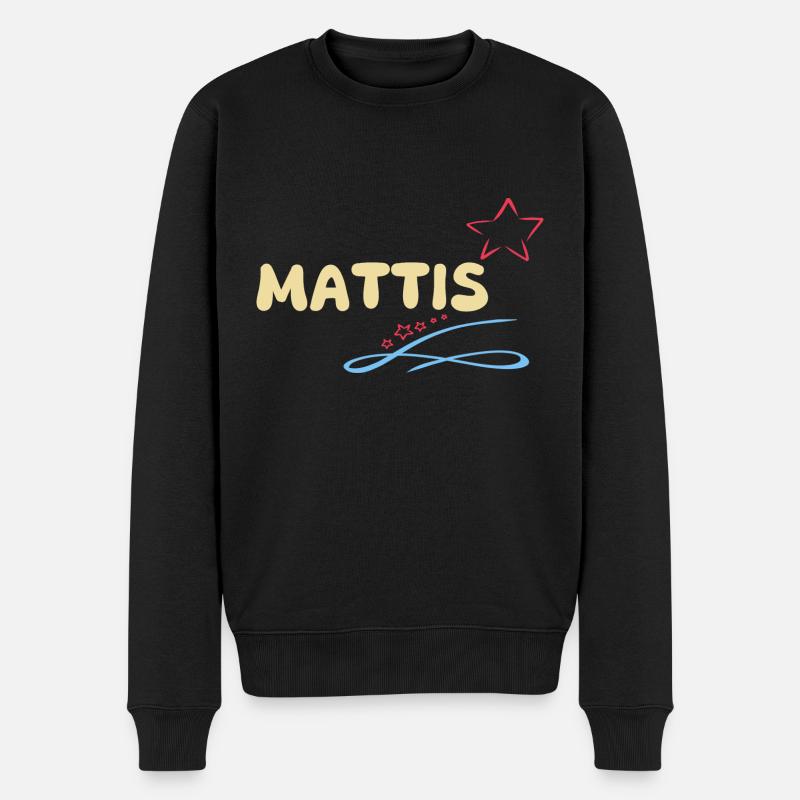 Cadeau Mattis - Pull Premium bio Homme - noir