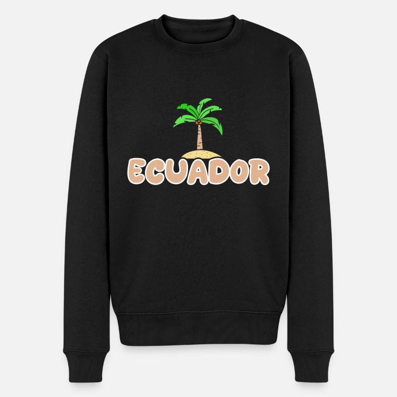 Équateur - Pull Premium bio Homme - noir