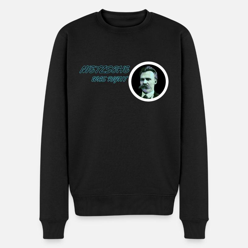 Nietzsche avait raison ! - Pull Premium bio Homme - noir