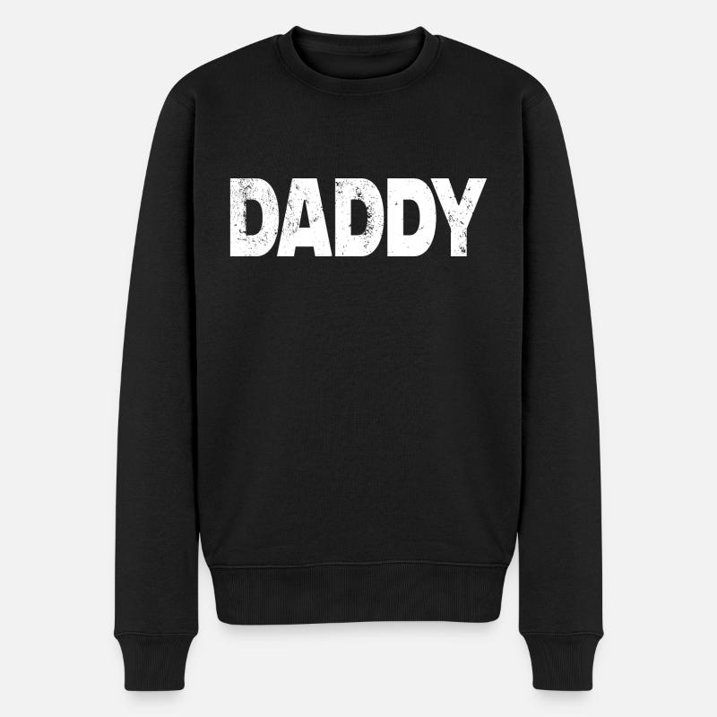Daddy Papa Vater - Pull Premium bio Homme - noir