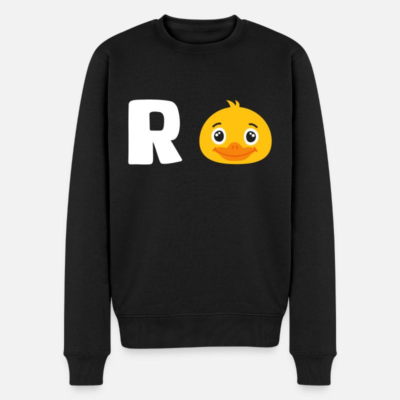 Rente Ente Ruhestand Pension Frührente Geschenk - Männer Premium Bio Pullover - Schwarz