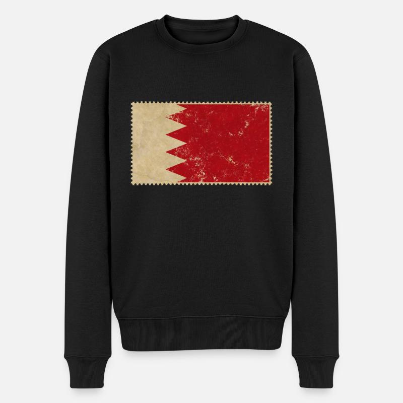 Bahrain - Männer Premium Bio Pullover - Schwarz