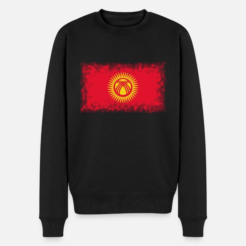 Kirghizistan - Pull Premium bio Homme - noir