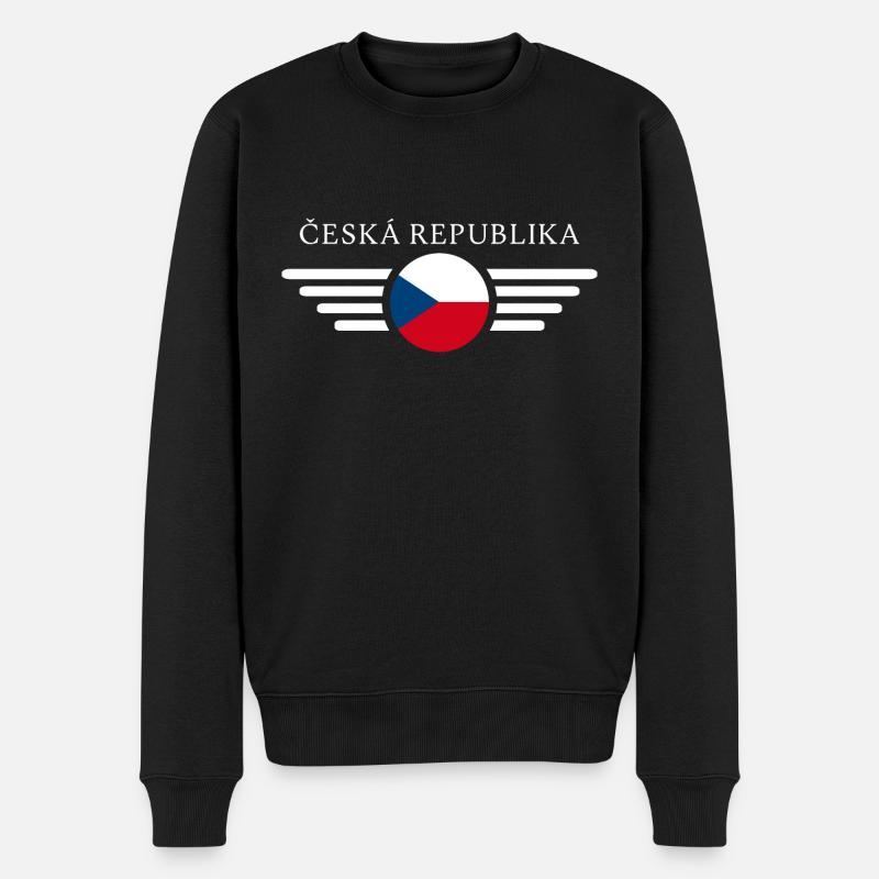 Tchéquie - Pull Premium bio Homme - noir
