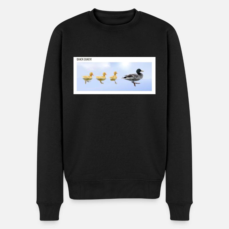 Charlatan de canard - Pull Premium bio Homme - noir