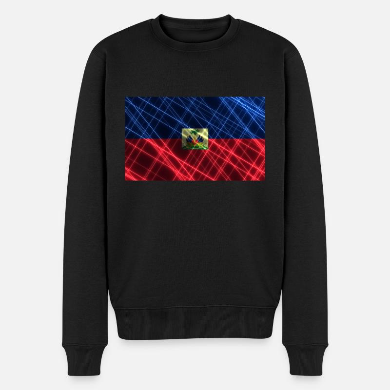 Pays: Haïti - Pull Premium bio Homme - noir