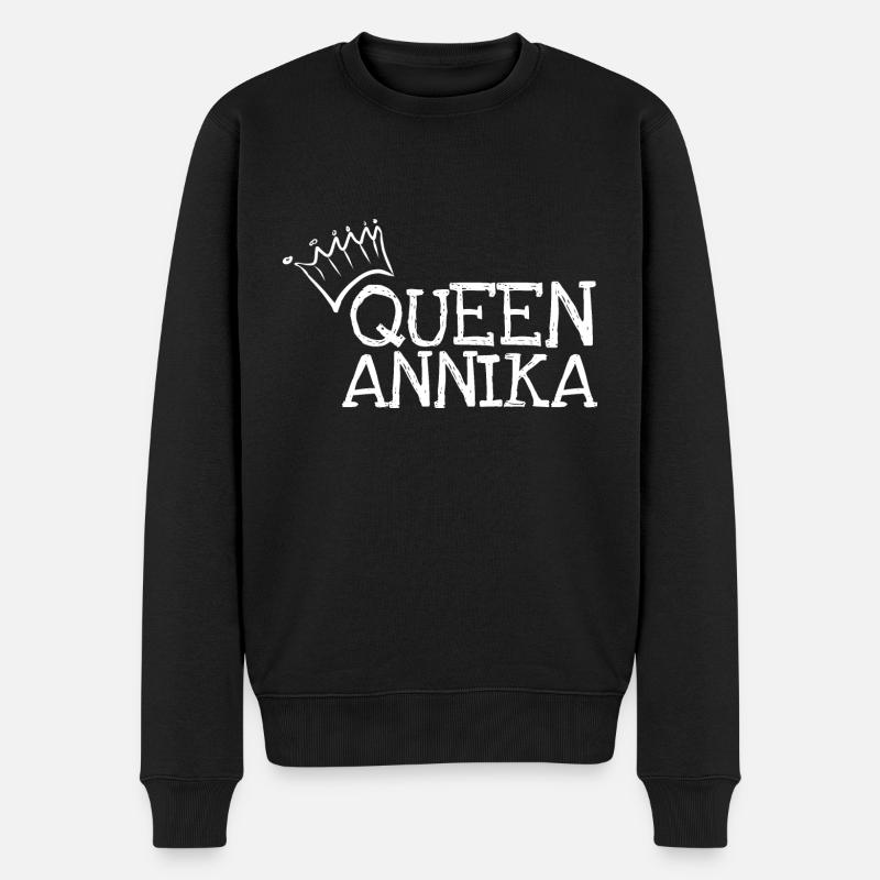 Annika comme prénom - Pull Premium bio Homme - noir