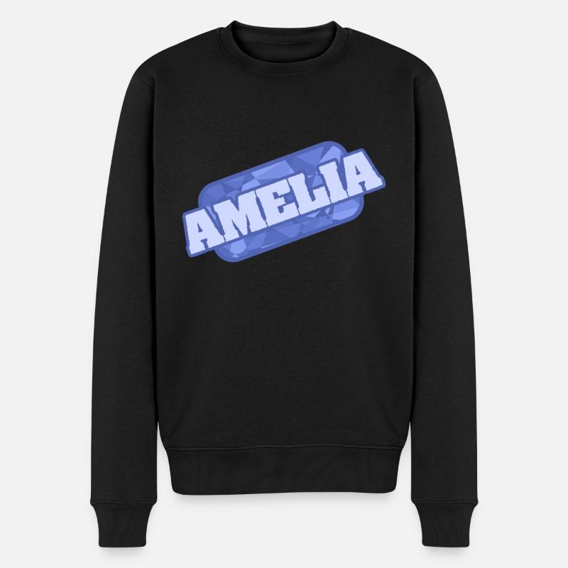 Amelia - Pull Premium bio Homme - noir