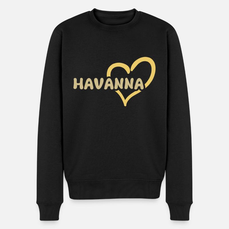 La Havane - Pull Premium bio Homme - noir