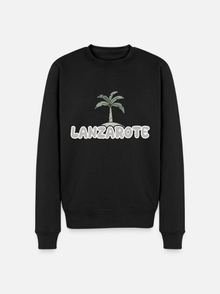 Lanzarote Lanzarote - Men's Premium Organic Jumper - black