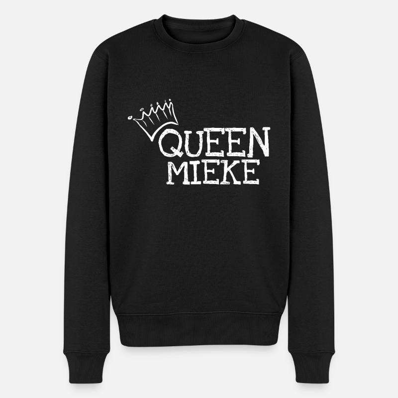 Prénom Mieke - Pull Premium bio Homme - noir