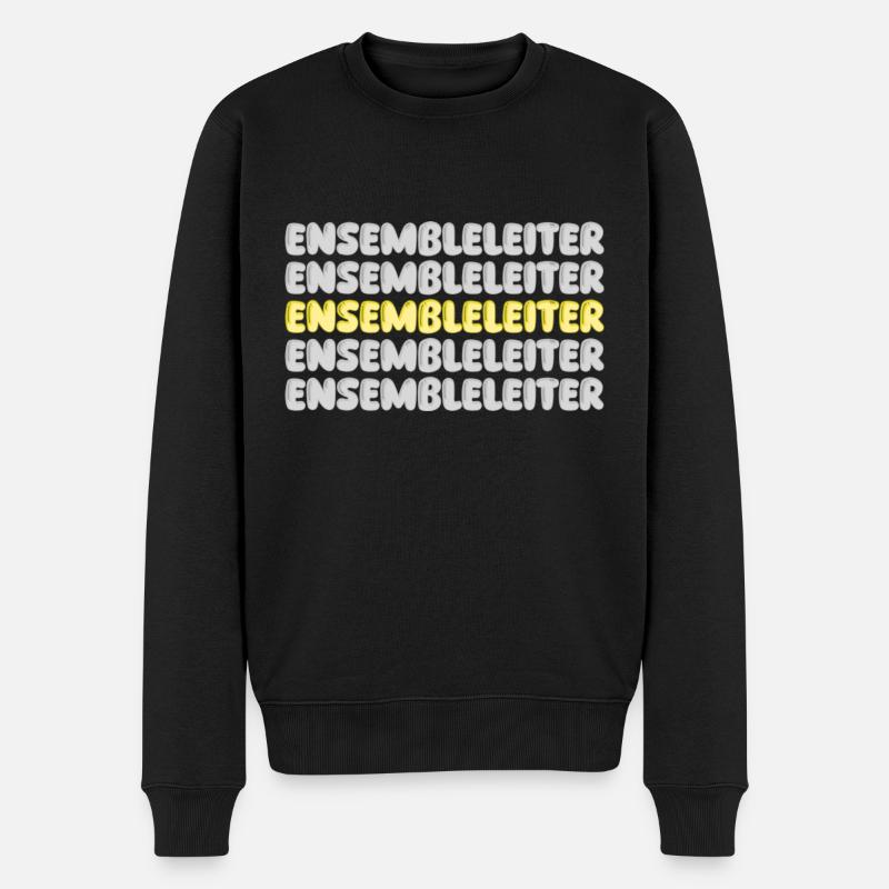 Chef d’ensemble - Pull Premium bio Homme - noir