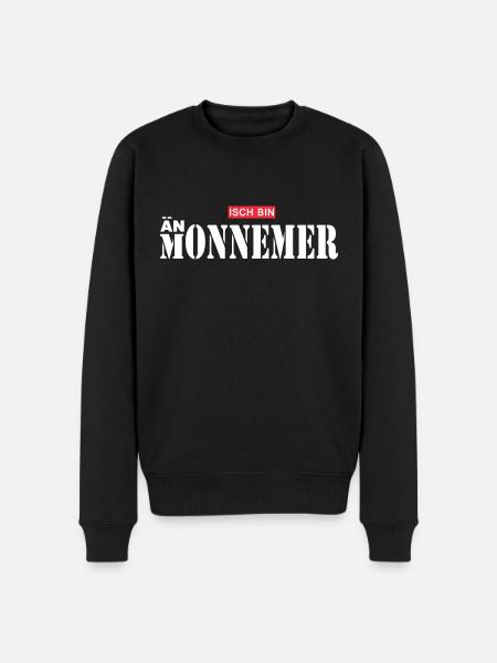 Mannheim Monnem - Männer Premium Bio Pullover - Schwarz