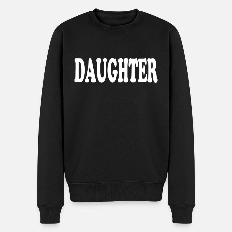 fille fille - Pull Premium bio Homme - noir