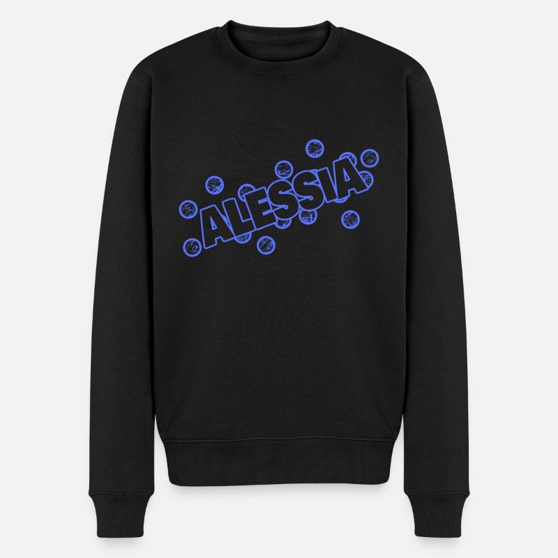 Chère Alessia, - Pull Premium bio Homme - noir