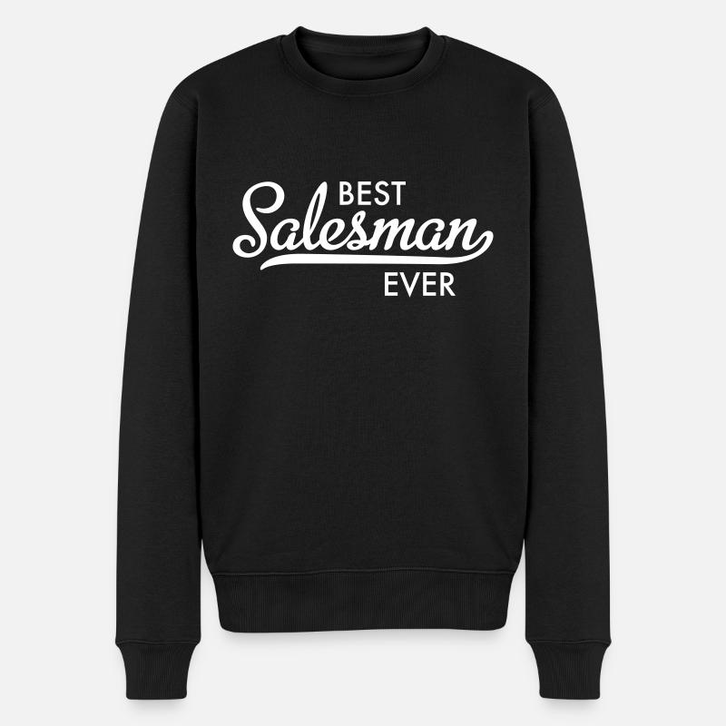 Vendeur - Pull Premium bio Homme - noir