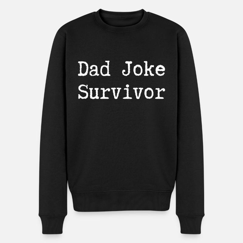 Papa Joke Survivant - Pull Premium bio Homme - noir