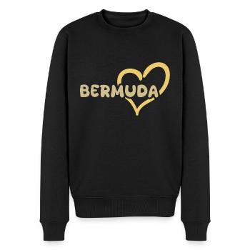 Bermuda Bermuda - Männer Premium Bio Pullover - Schwarz - Vorne - Nico (187cm)
